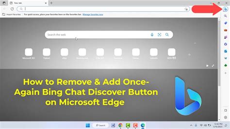 How to Remove the Bing Discover Button from Microsoft Edge